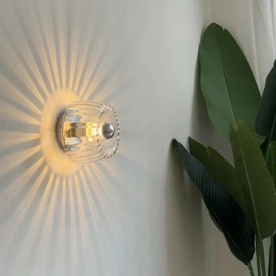 Bauhaus Glazen Wandlamp