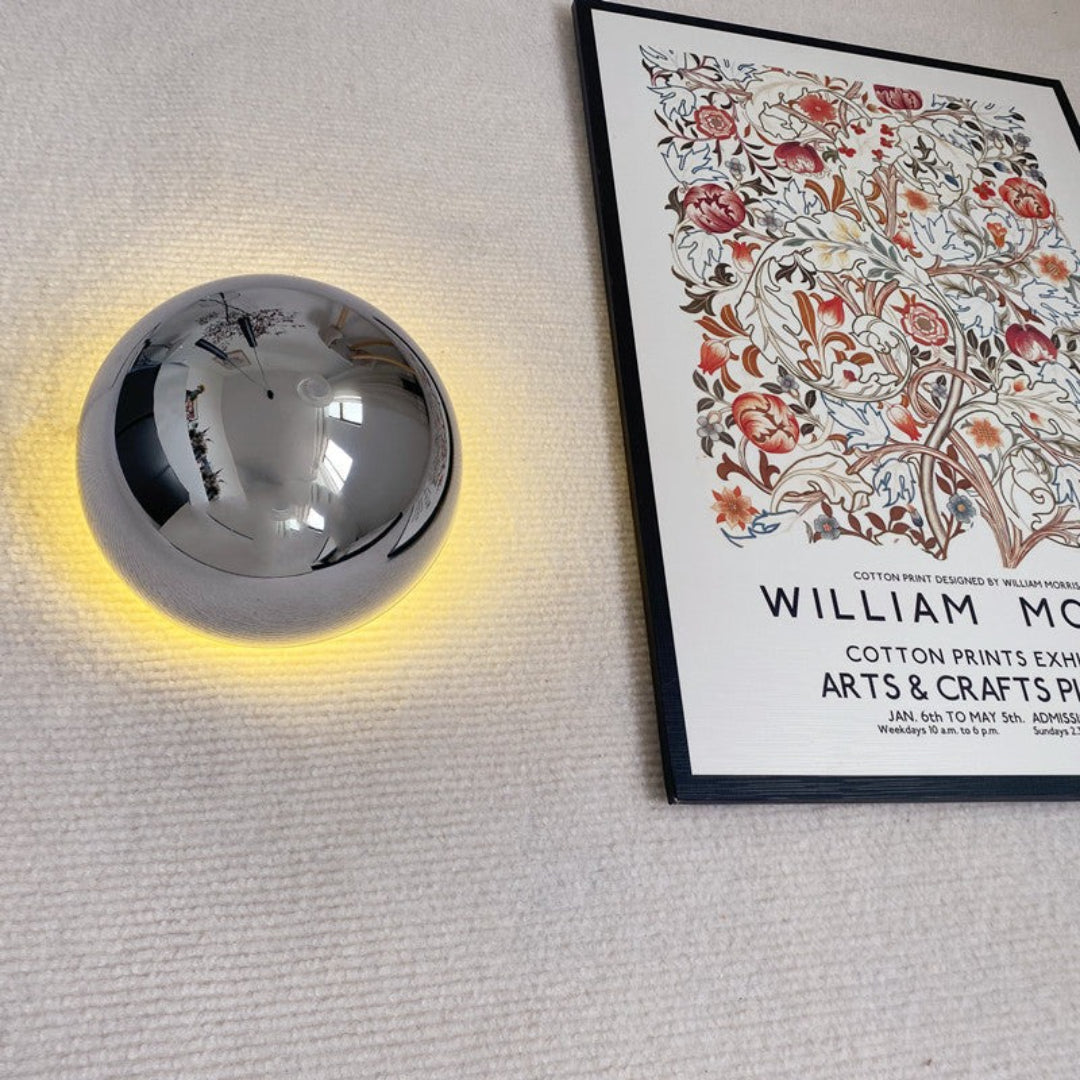 Moderne Ronde Metalen Wandlamp