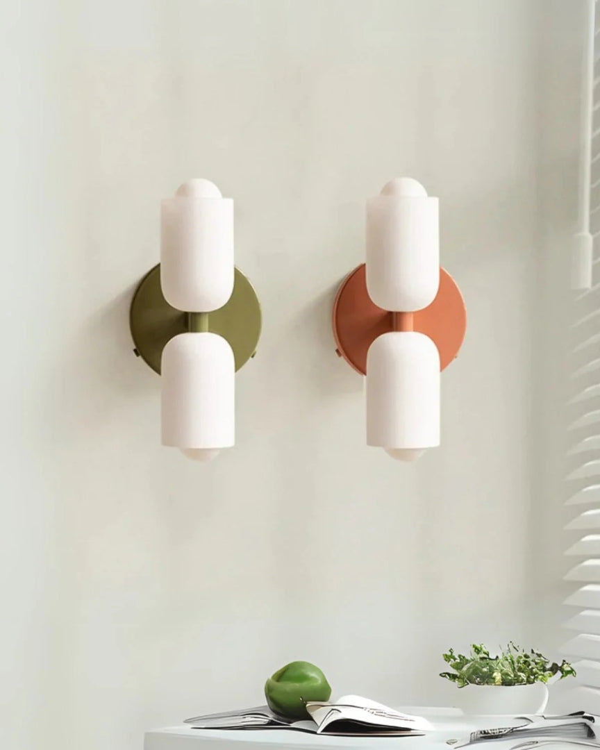 Moderne dubbele wandlamp