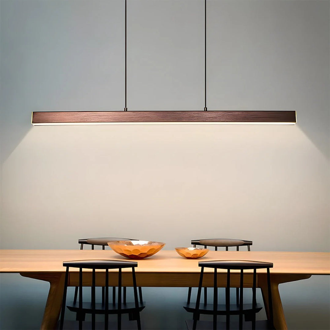 Lineaire LED metalen hanglamp