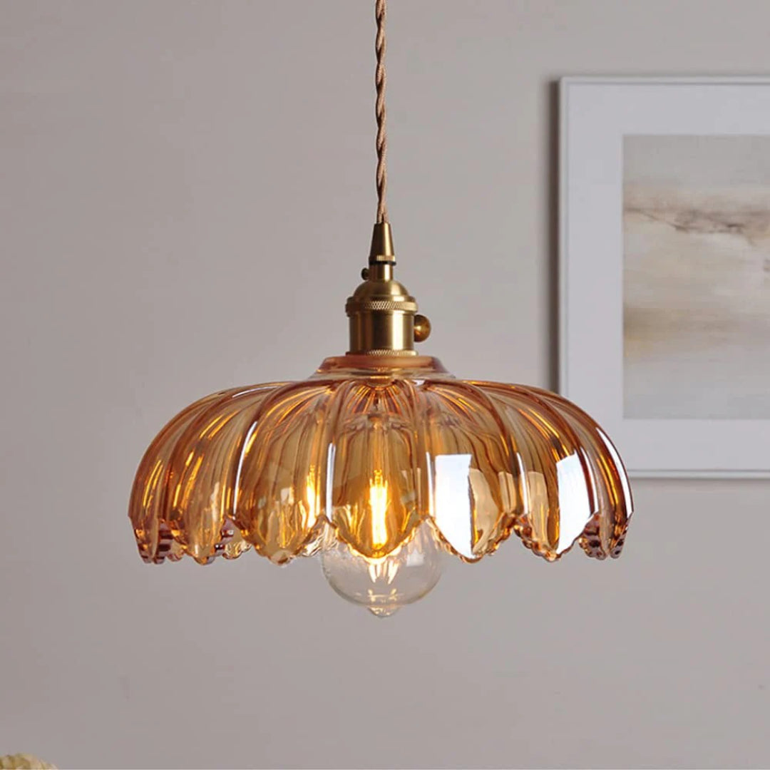 Retro Bloem Hanglamp