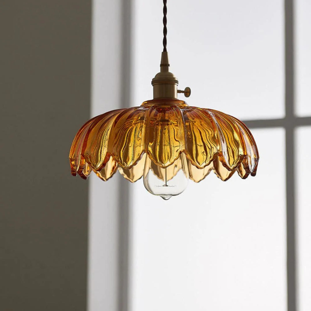 Retro Bloem Hanglamp