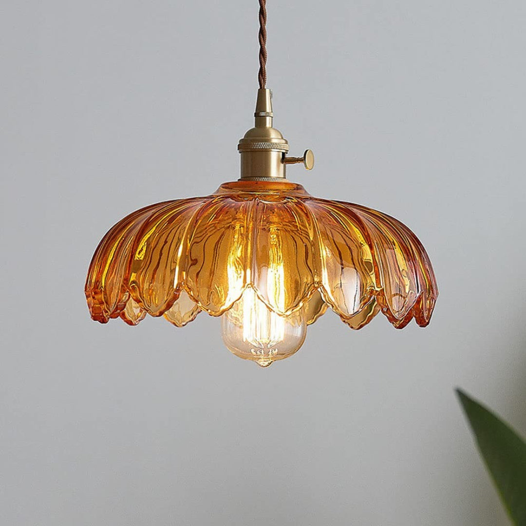 Retro Bloem Hanglamp