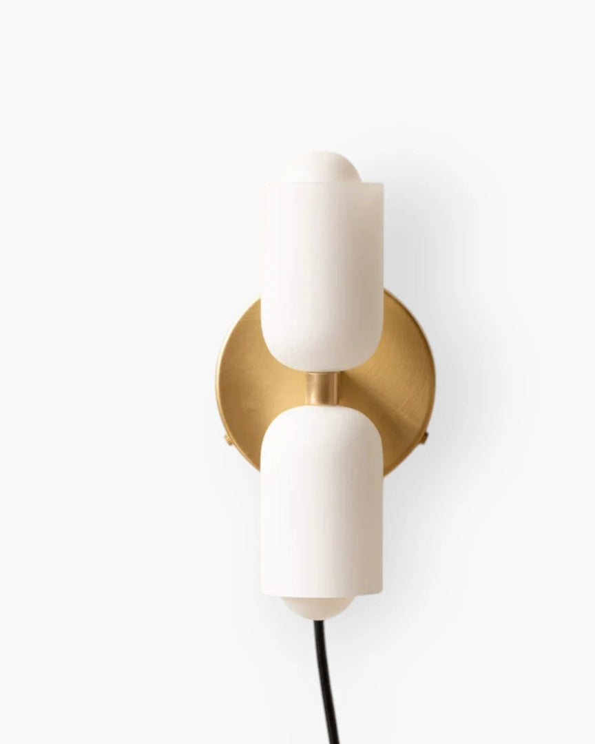 Moderne dubbele wandlamp