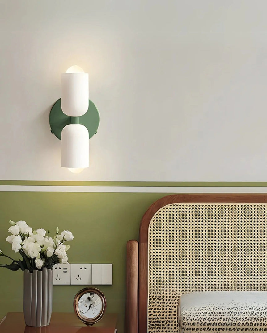 Moderne dubbele wandlamp