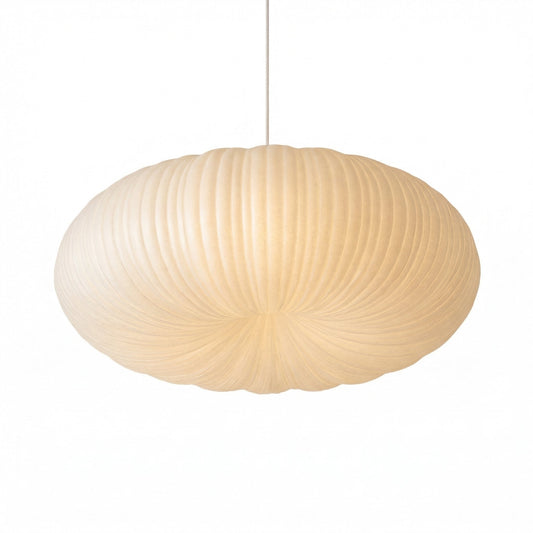 Minimalistische LED-plafondlamp van stof