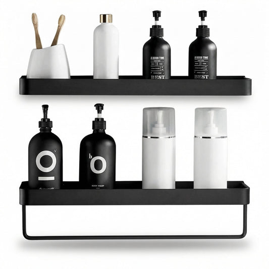 Minimalistische metalen wandplank