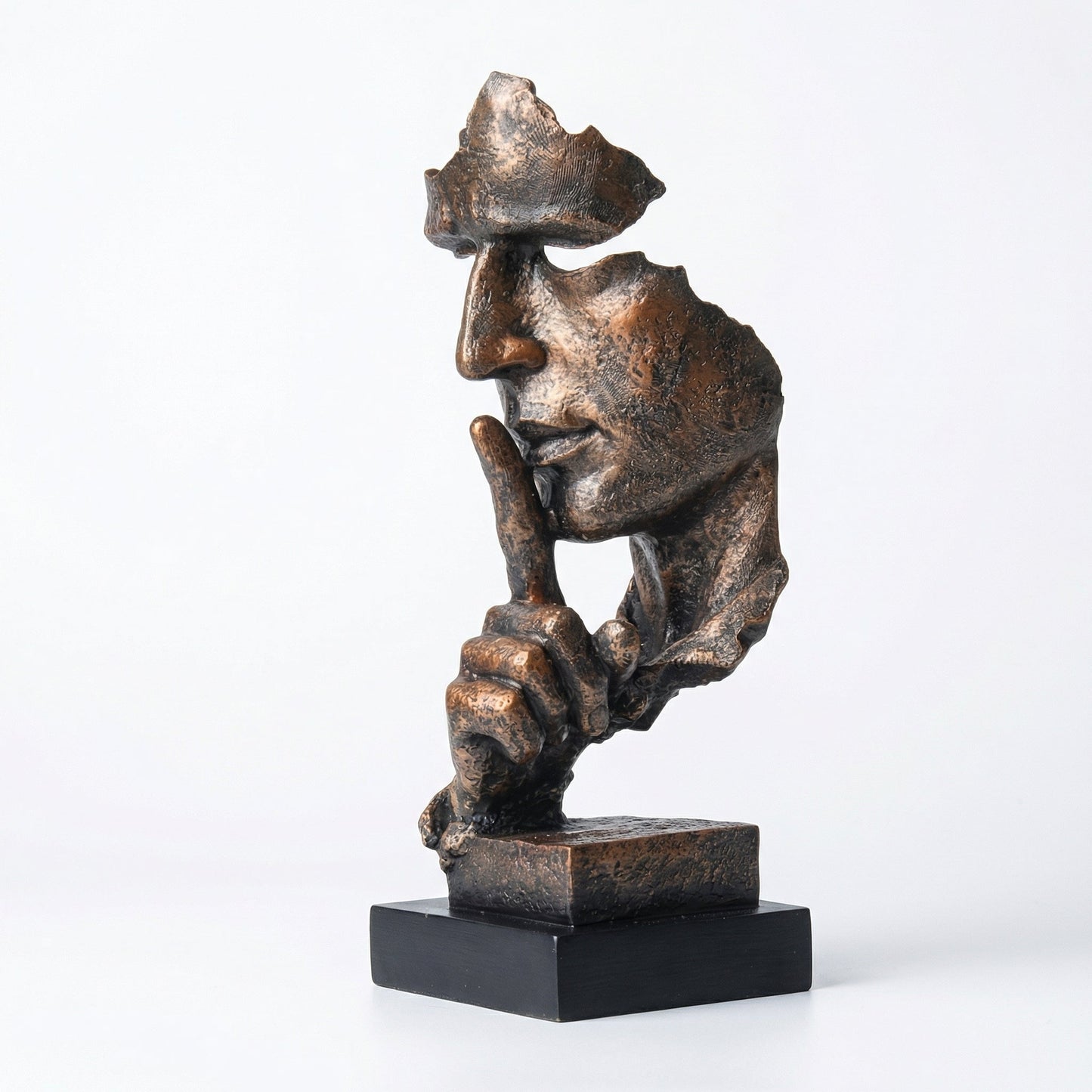 Abstract hars gezichtssculptuur
