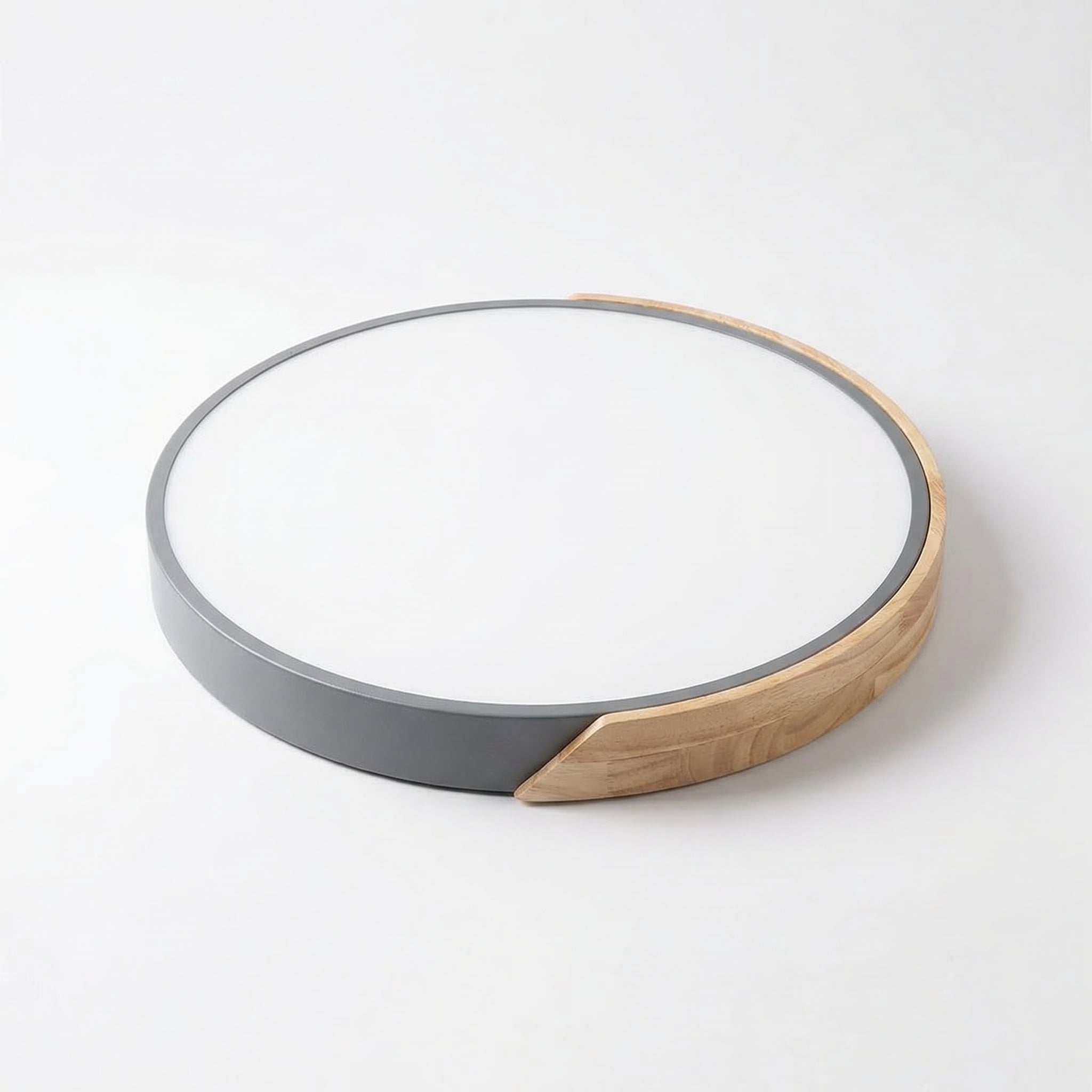 Scandinavische Houten Ronde Plafondlamp