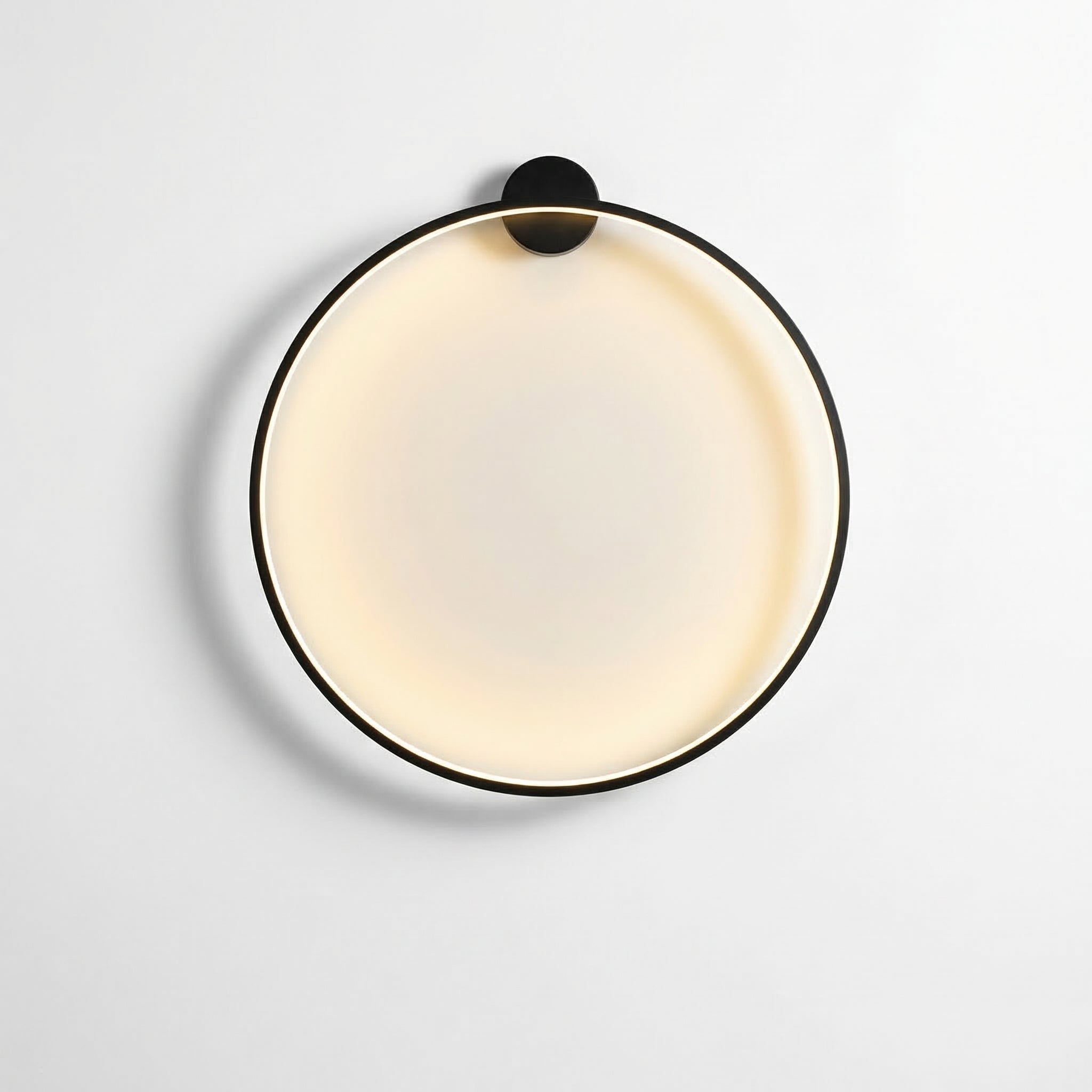 Minimalistische Cirkelvormige LED Wandlamp
