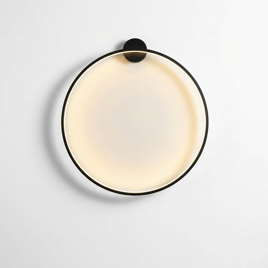 Minimalistische Cirkelvormige LED Wandlamp