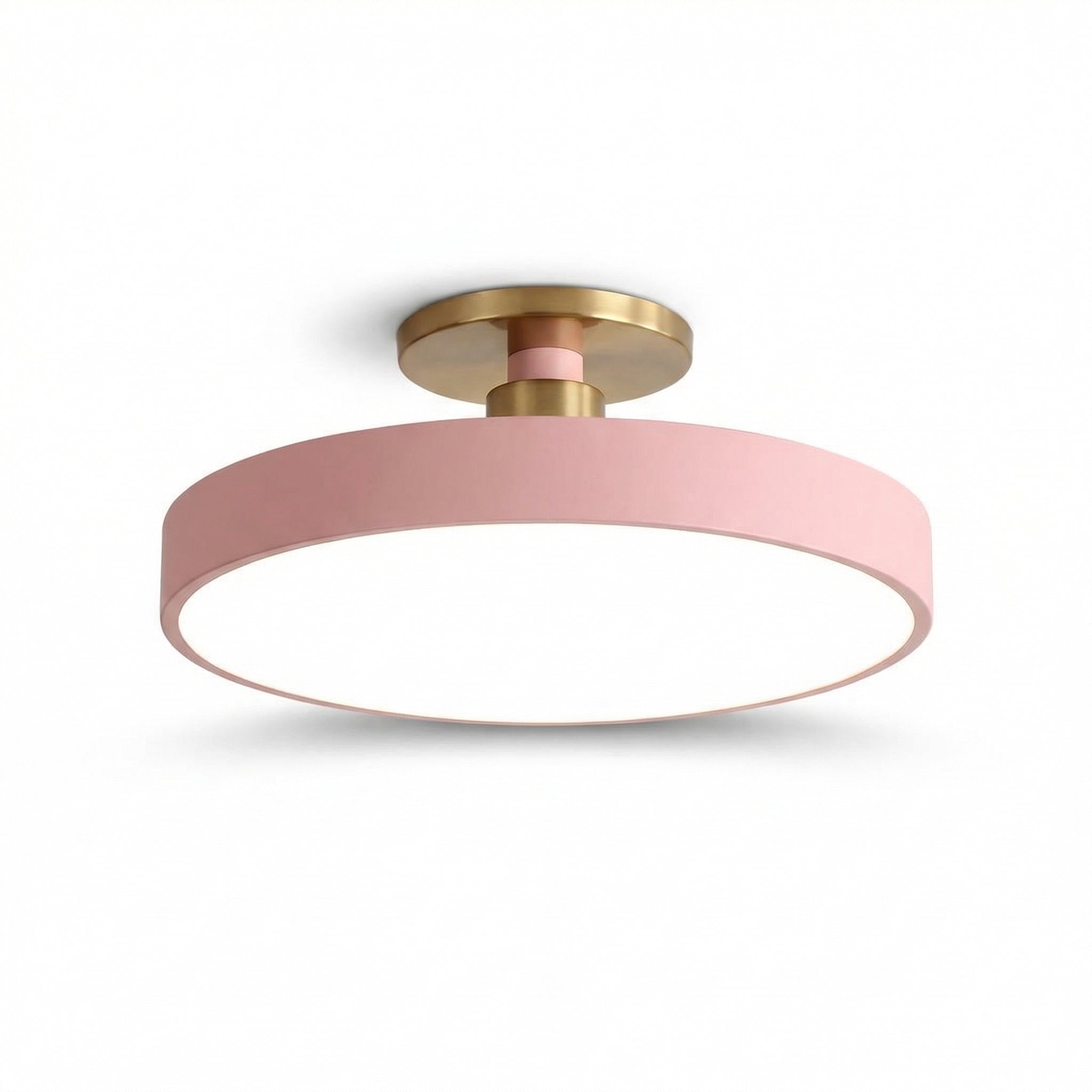 Ronde metalen LED-plafondlamp