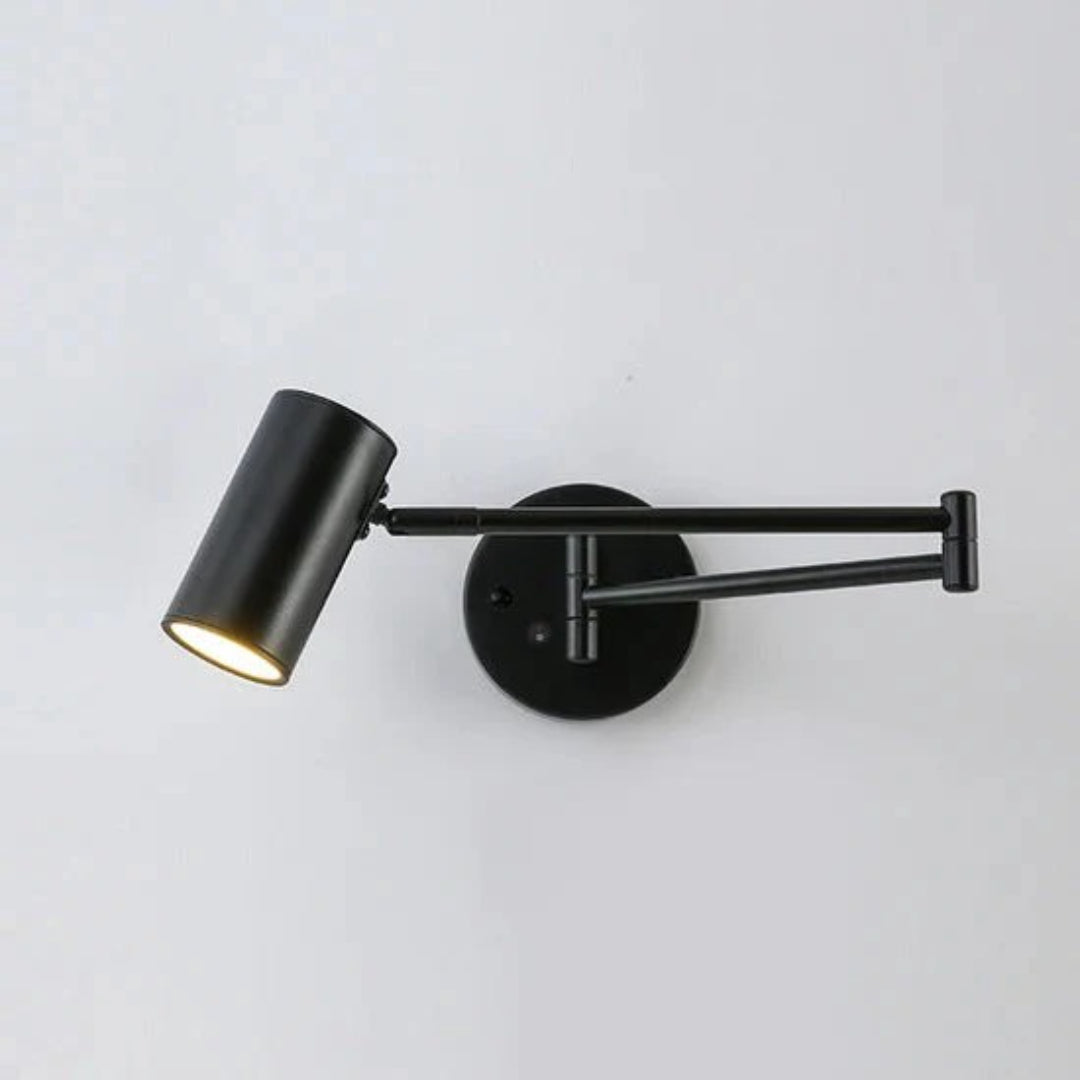 Industriële metalen wandlamp