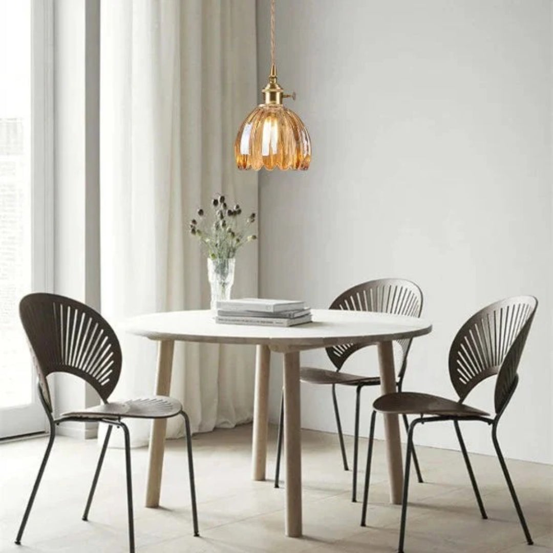 Vintage Glazen Hanglamp