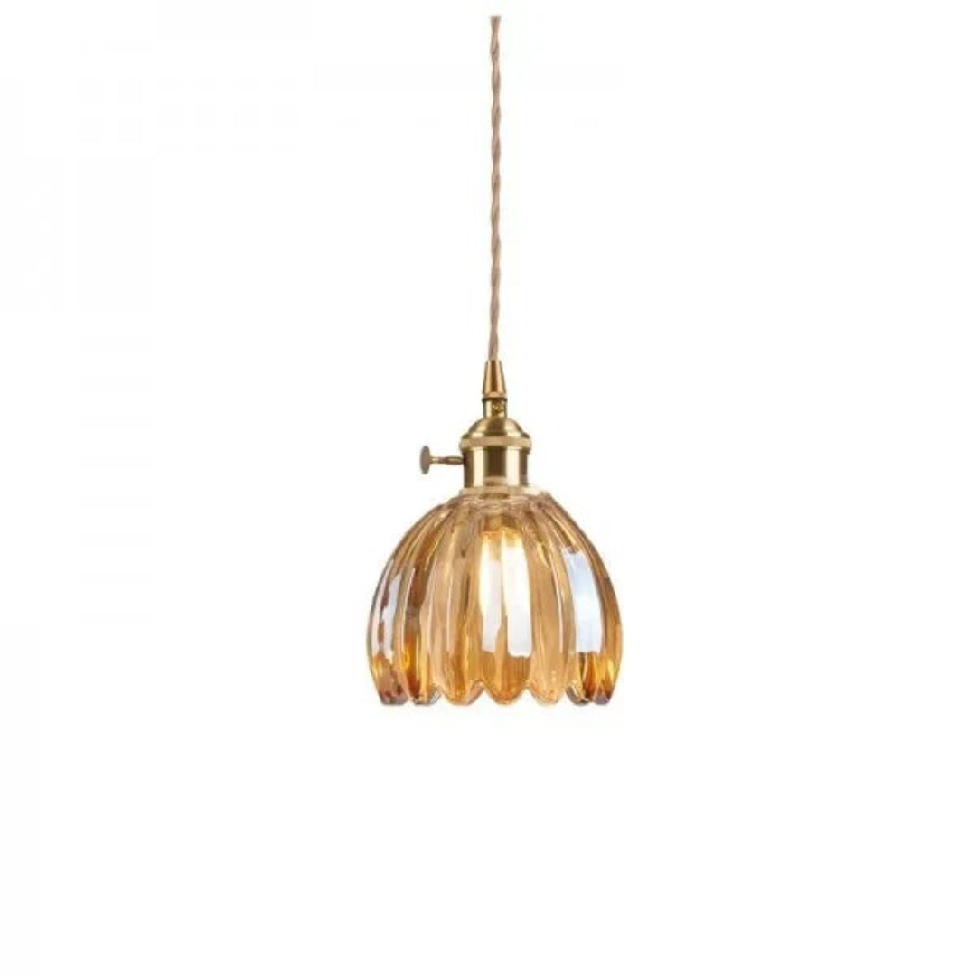 Vintage Glazen Hanglamp