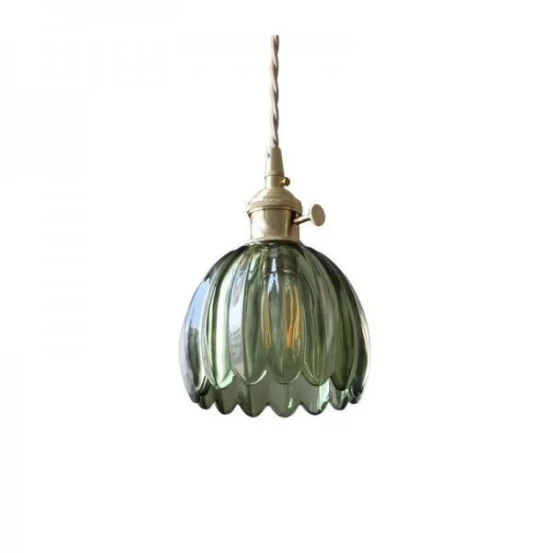 Vintage Glazen Hanglamp