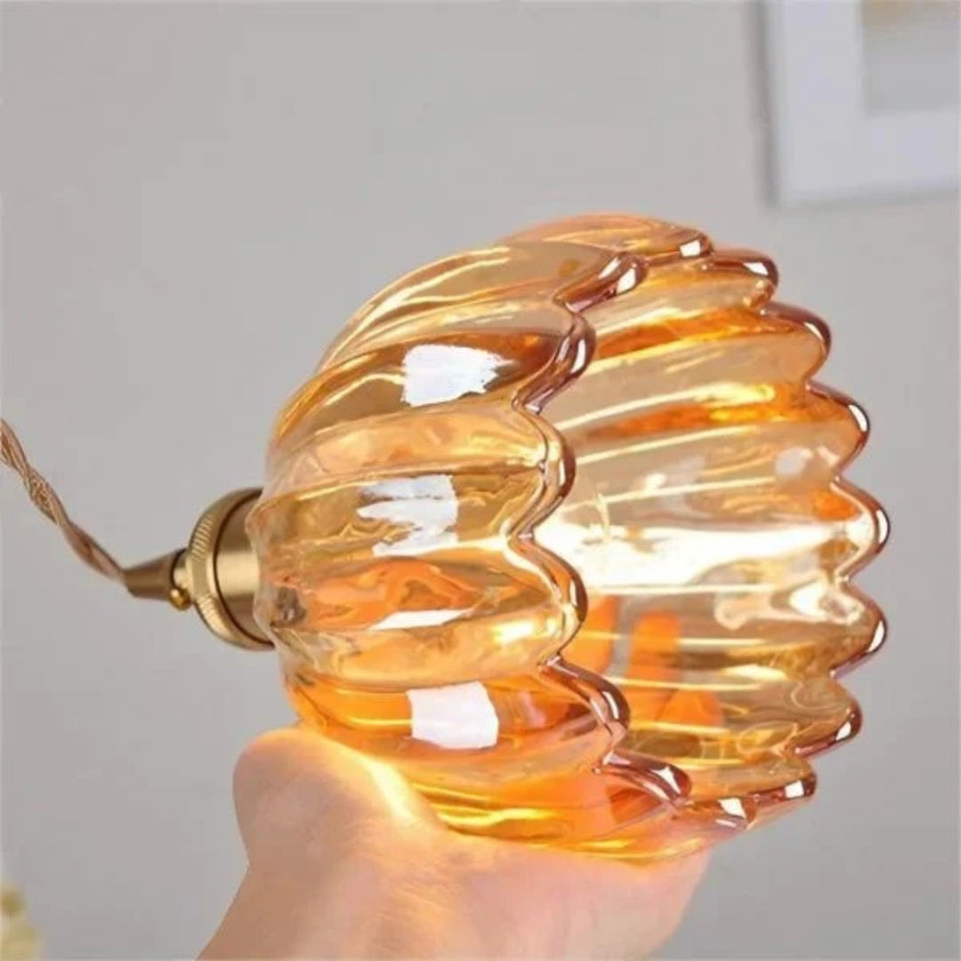 Vintage Glazen Hanglamp