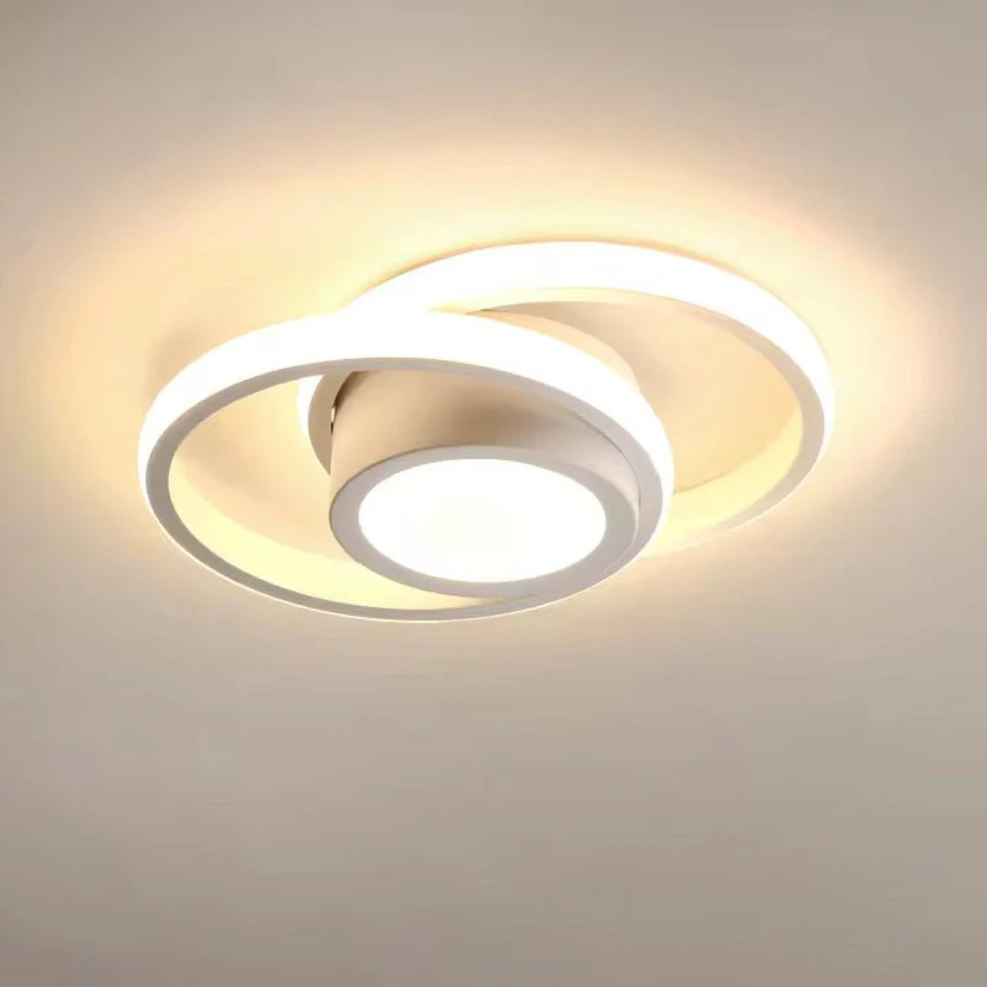 Hedendaagse Dubbele Ring Plafondlamp