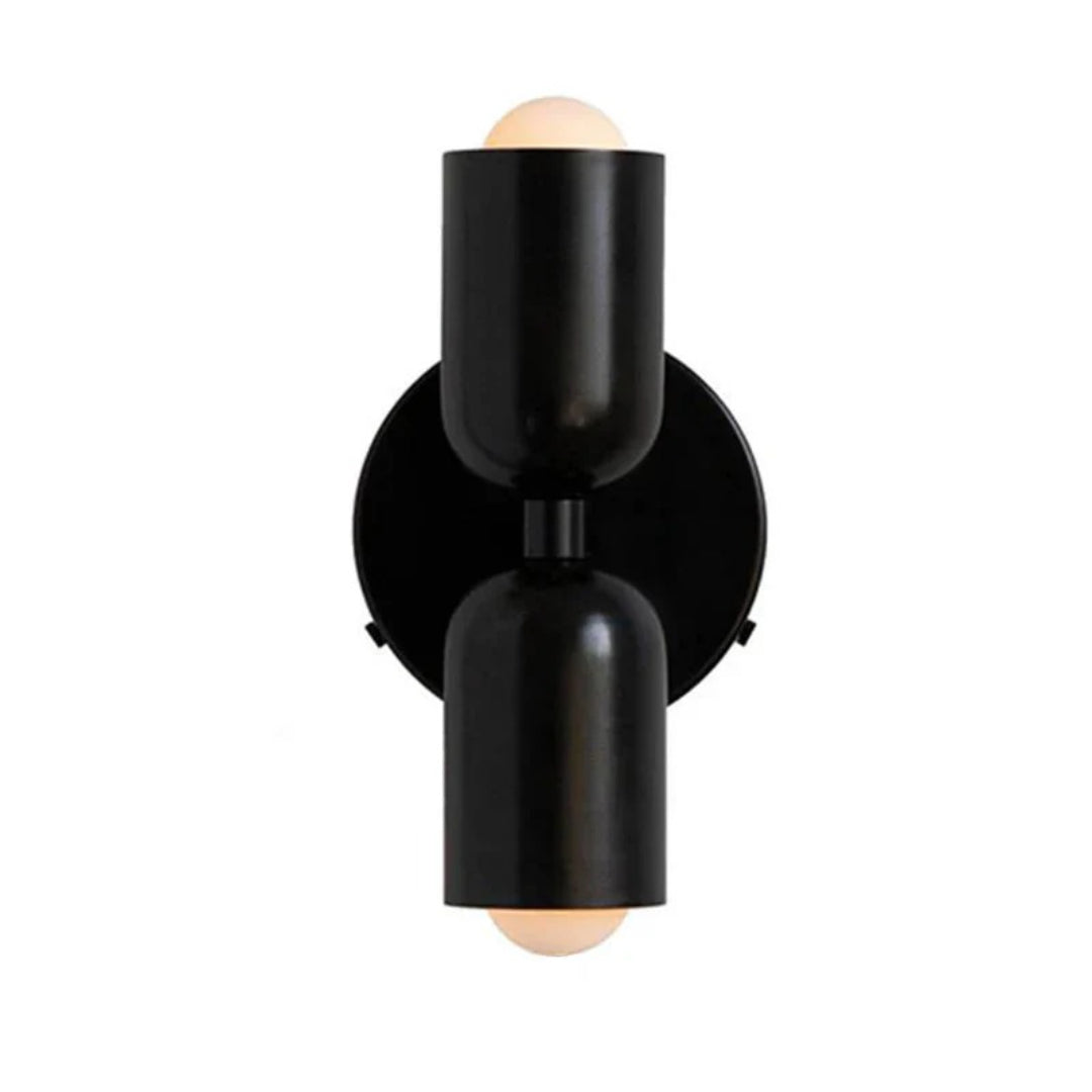 Hedendaagse metalen glazen wandlamp