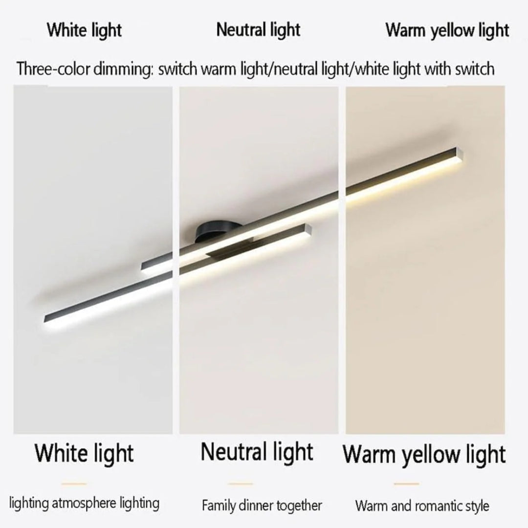 Moderne lineaire LED plafondlamp