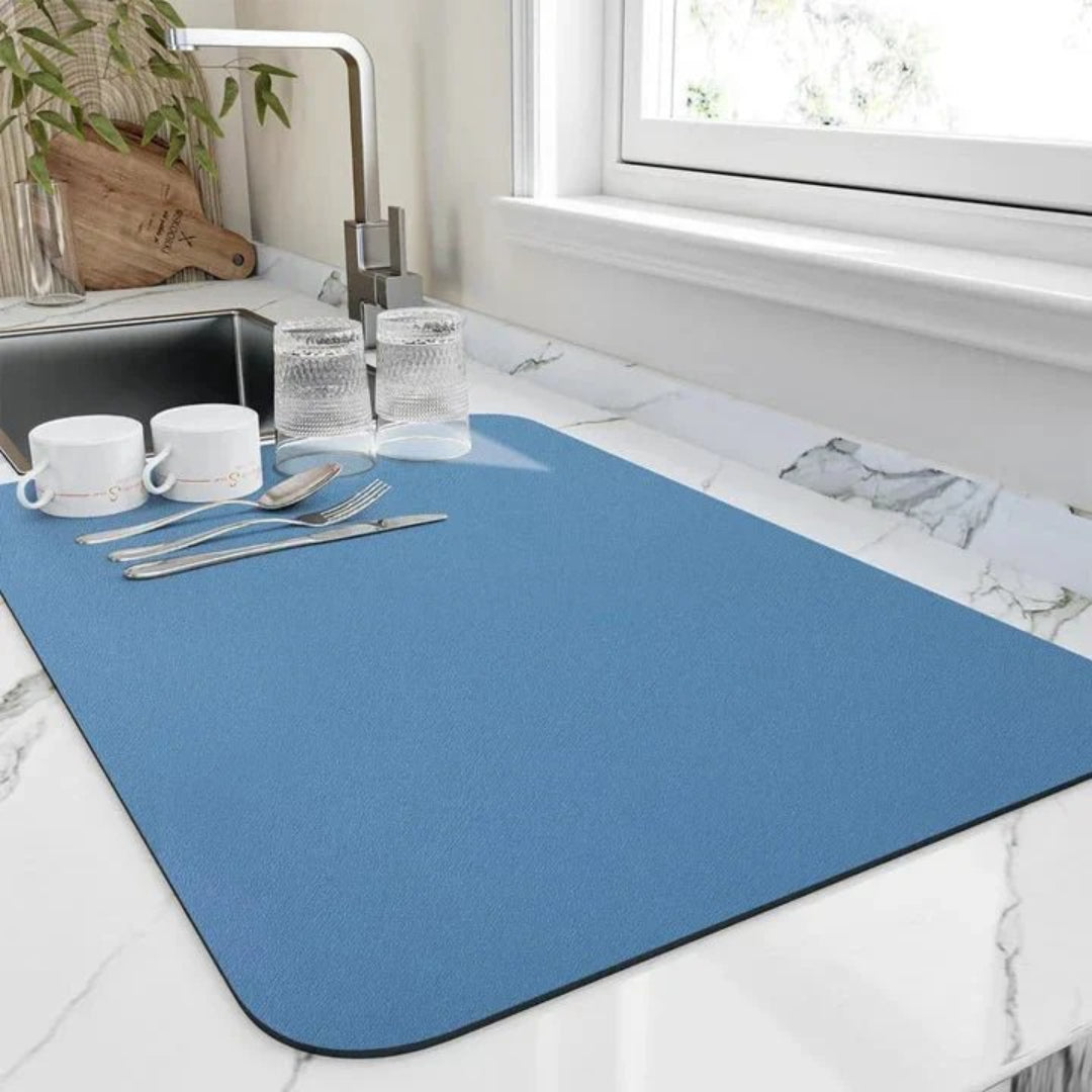 Absorberende diatomiet keuken droogmat