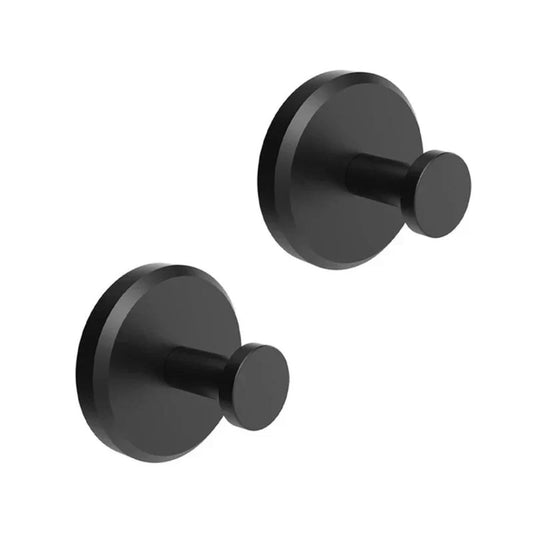 Ronde metalen zuignap wandhaak – set van 2