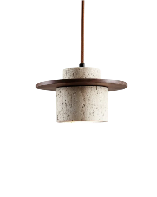 Minimalistische stenen hanglamp