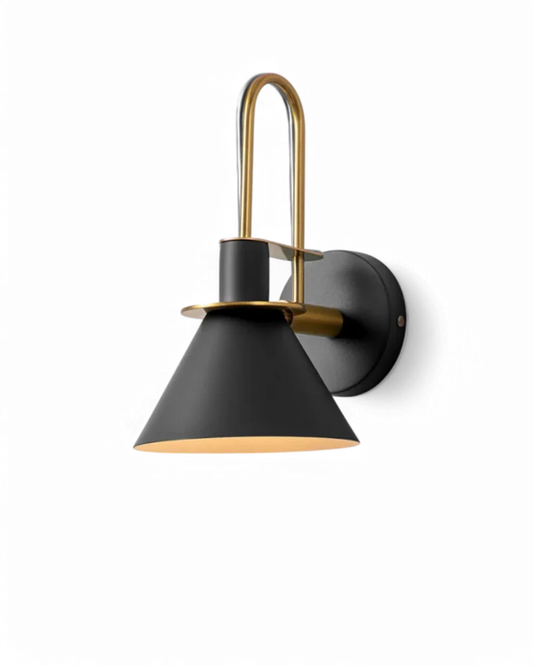 Moderne metalen wandlamp