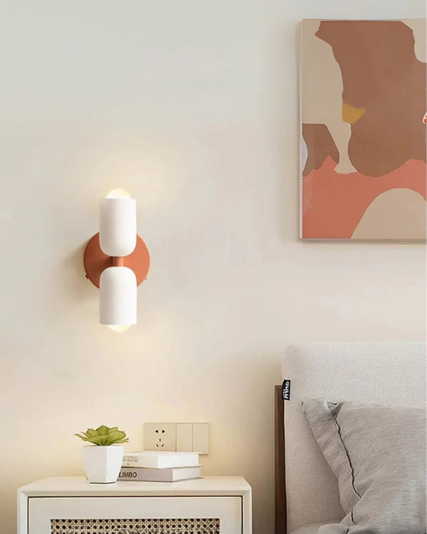 Moderne dubbele wandlamp