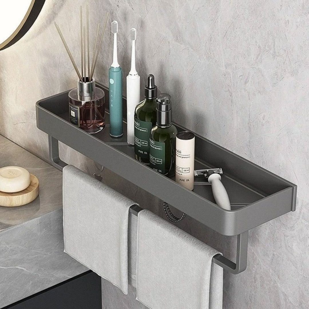 Minimalistische metalen badkamer wandplank