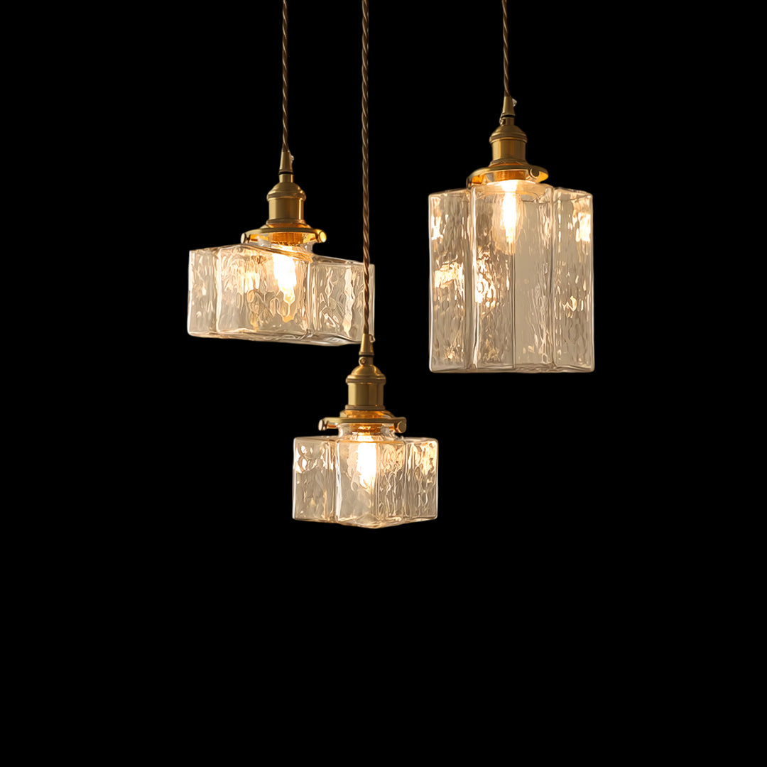 Vintage Glazen Hanglamp