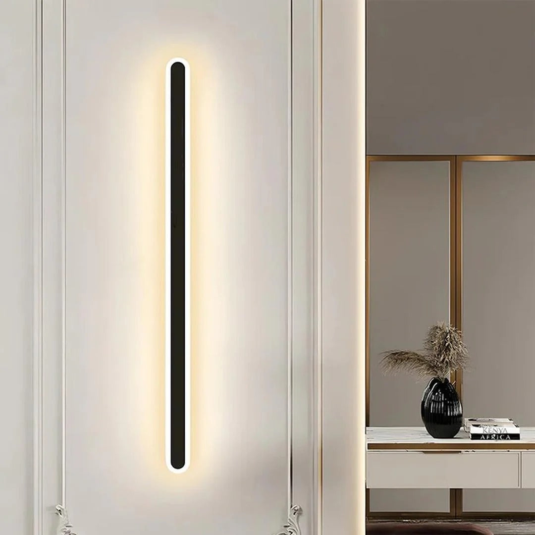Scandinavische lineaire LED-wandlamp