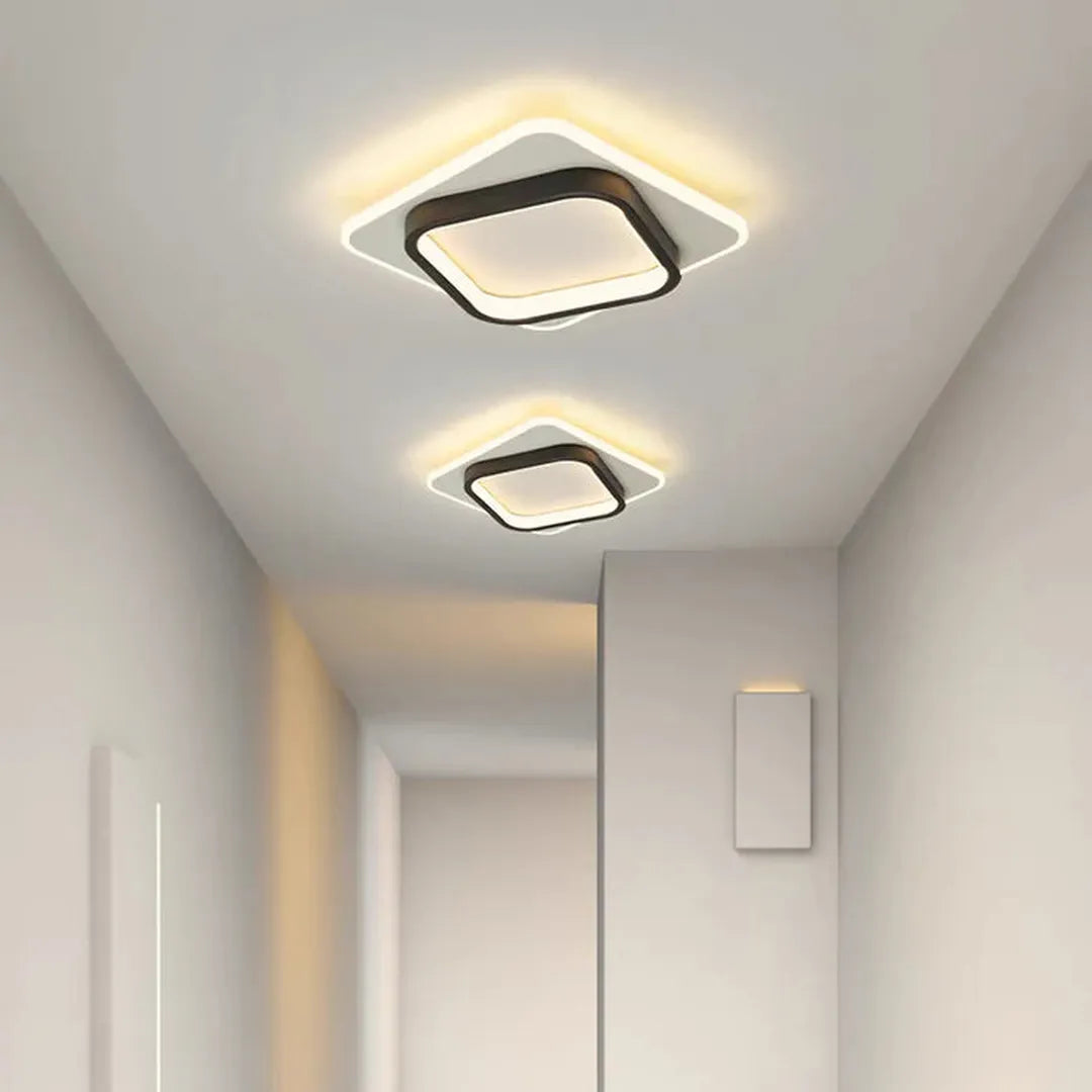 Eigentijdse Vierkante LED Plafondlamp