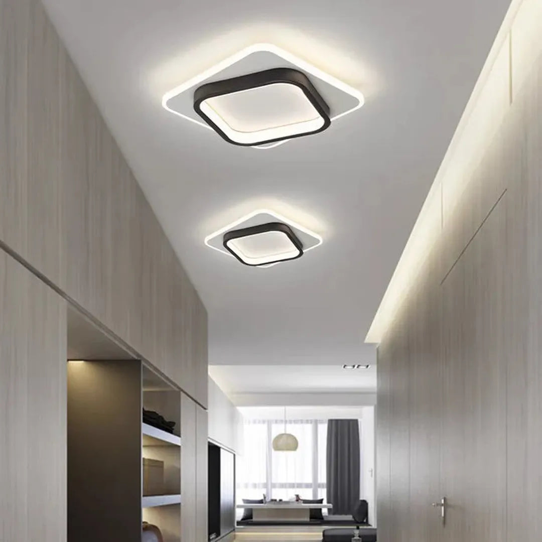 Eigentijdse Vierkante LED Plafondlamp