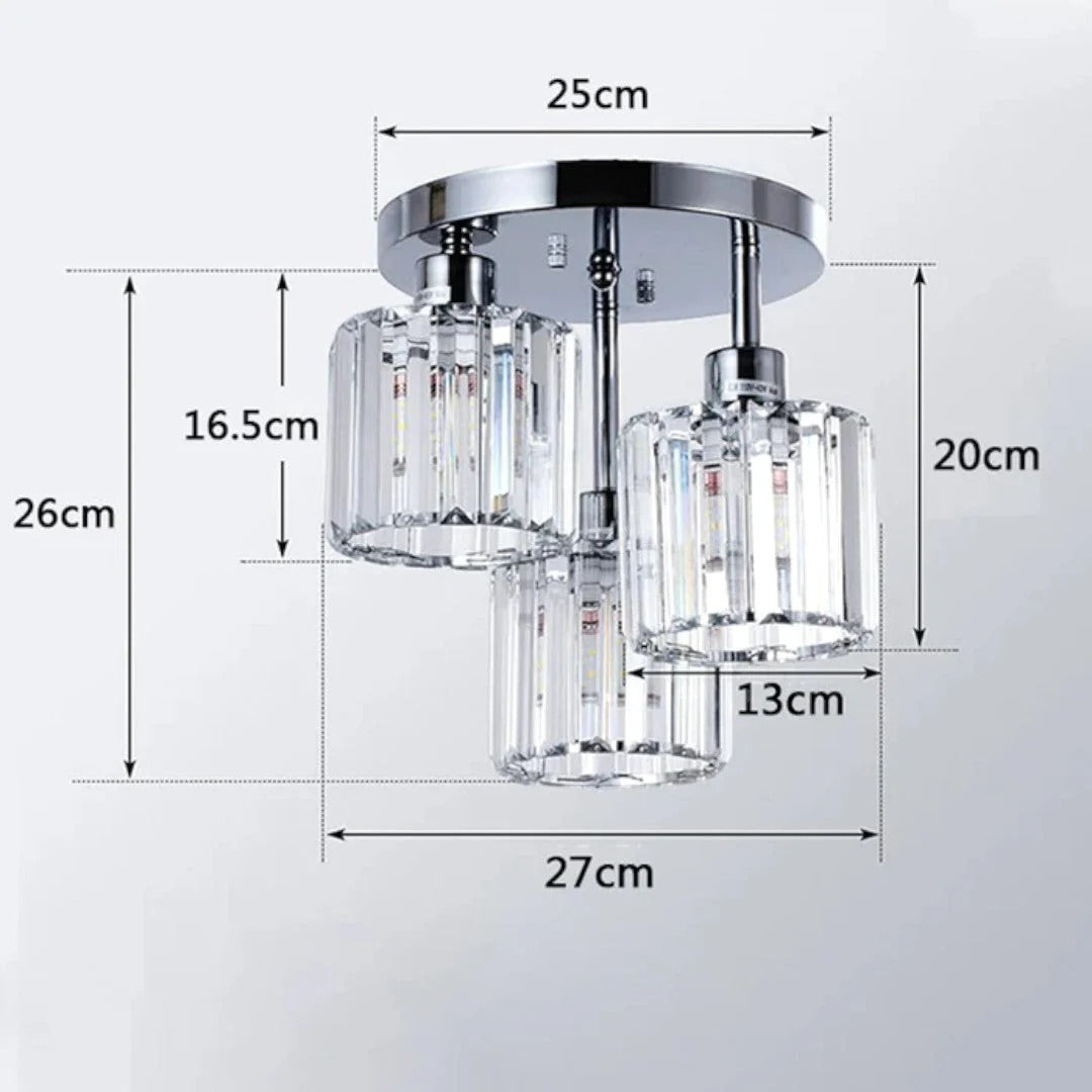 Kristallen Glazen Plafondlamp