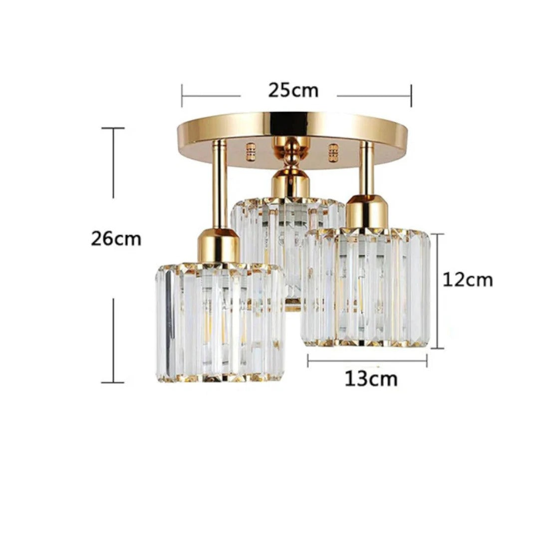 Kristallen Glazen Plafondlamp