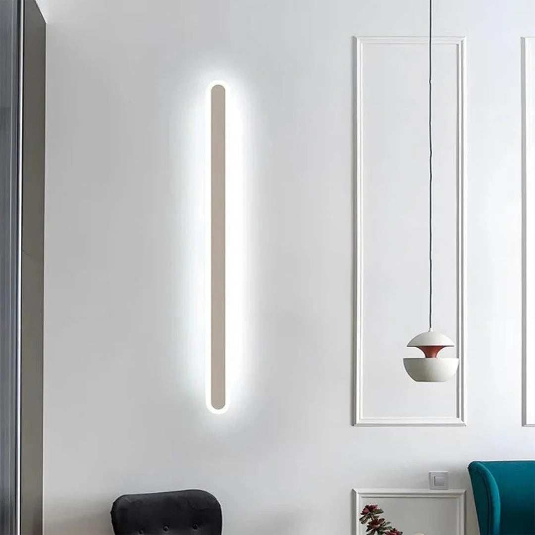 Scandinavische lineaire LED-wandlamp