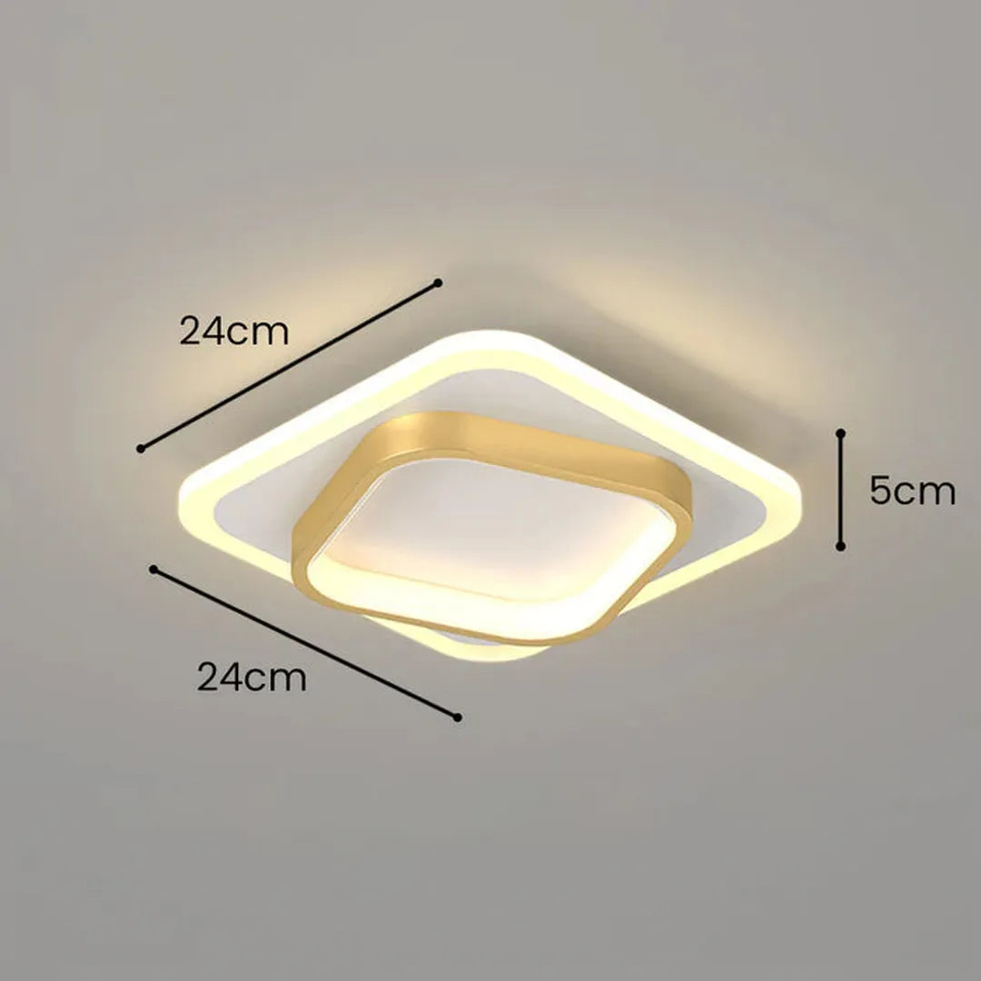 Eigentijdse Vierkante LED Plafondlamp