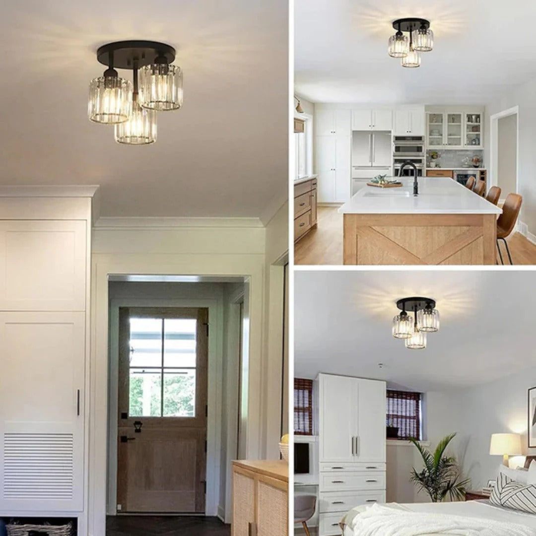 Kristallen Glazen Plafondlamp