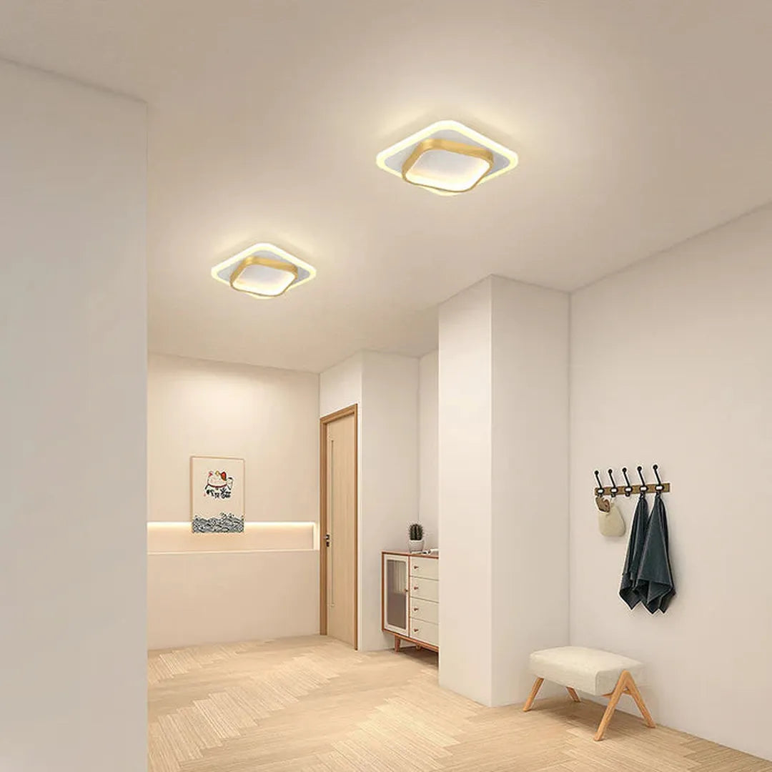 Eigentijdse Vierkante LED Plafondlamp