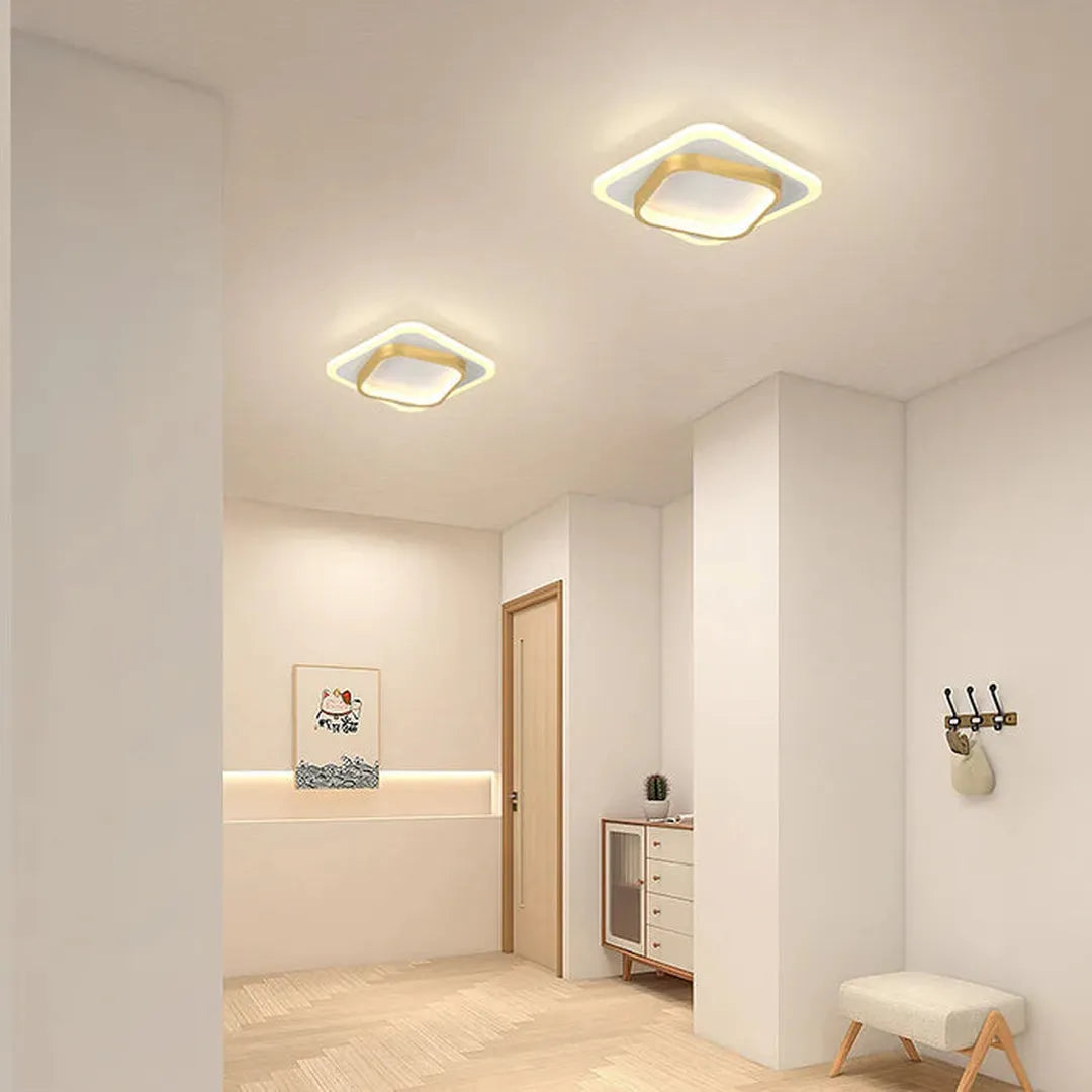 Eigentijdse Vierkante LED Plafondlamp