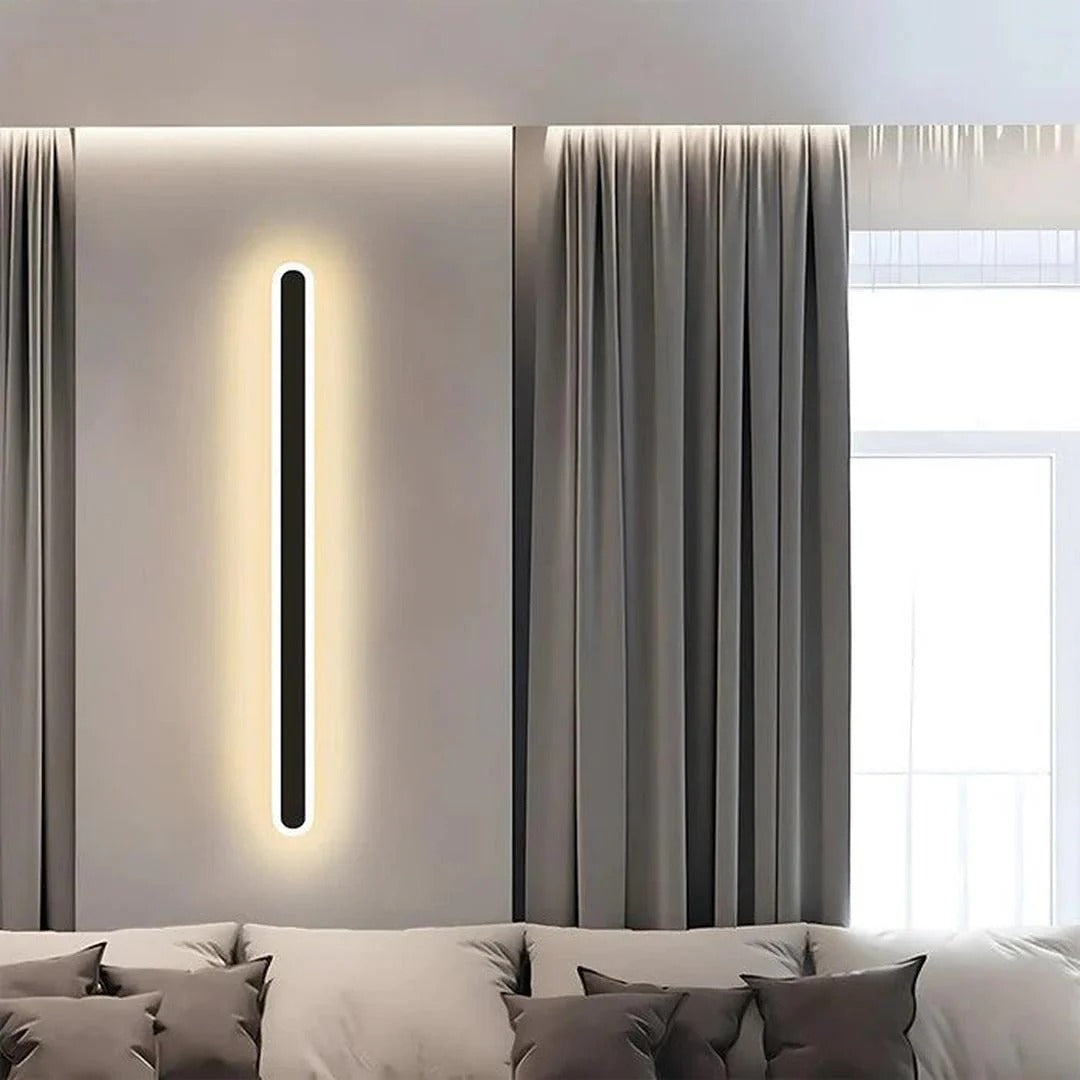 Scandinavische lineaire LED-wandlamp