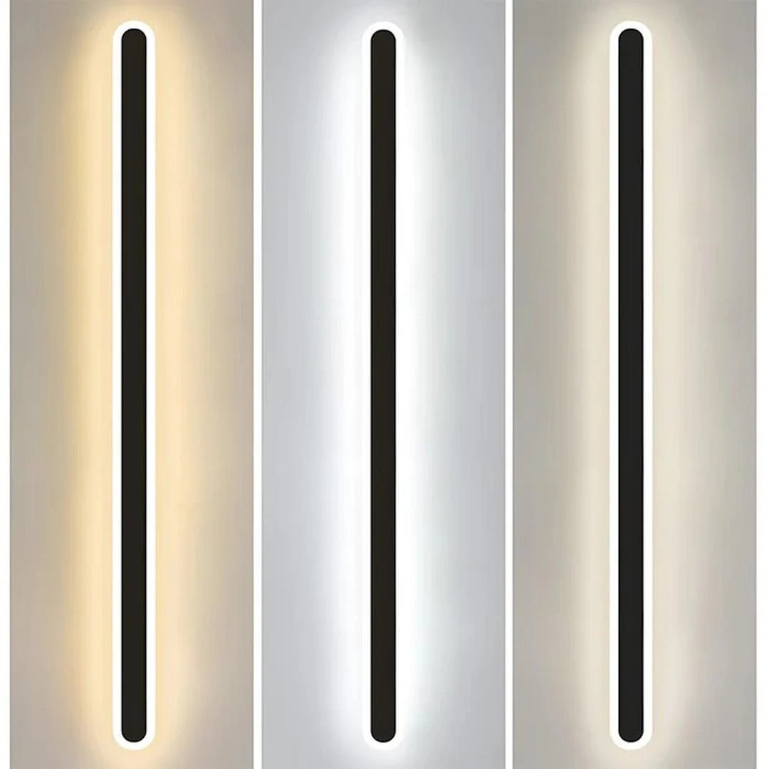 Scandinavische lineaire LED-wandlamp