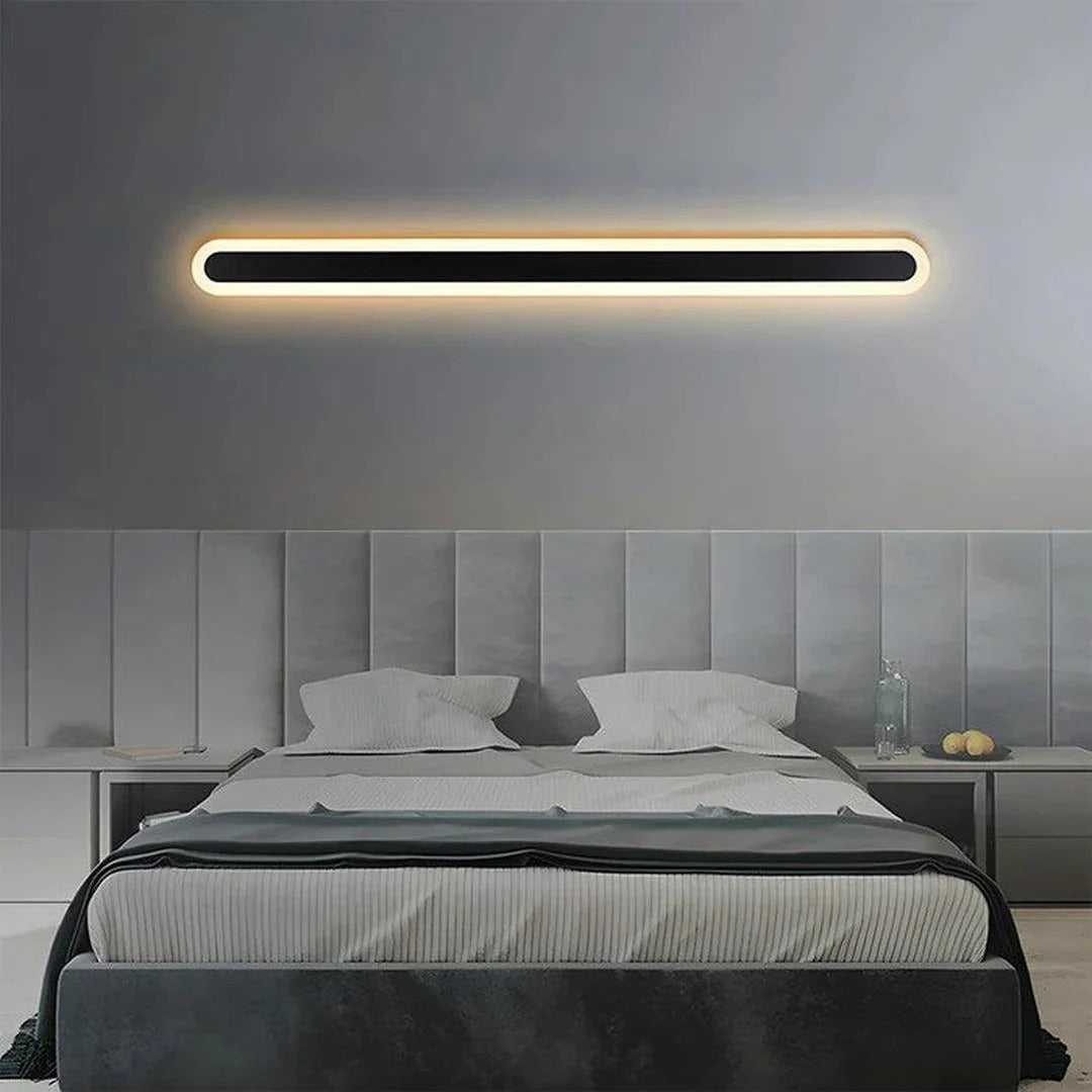 Scandinavische lineaire LED-wandlamp