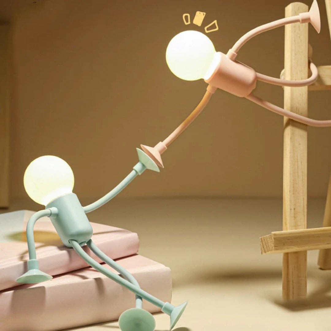 Flexibele bureaulamp met zuignap