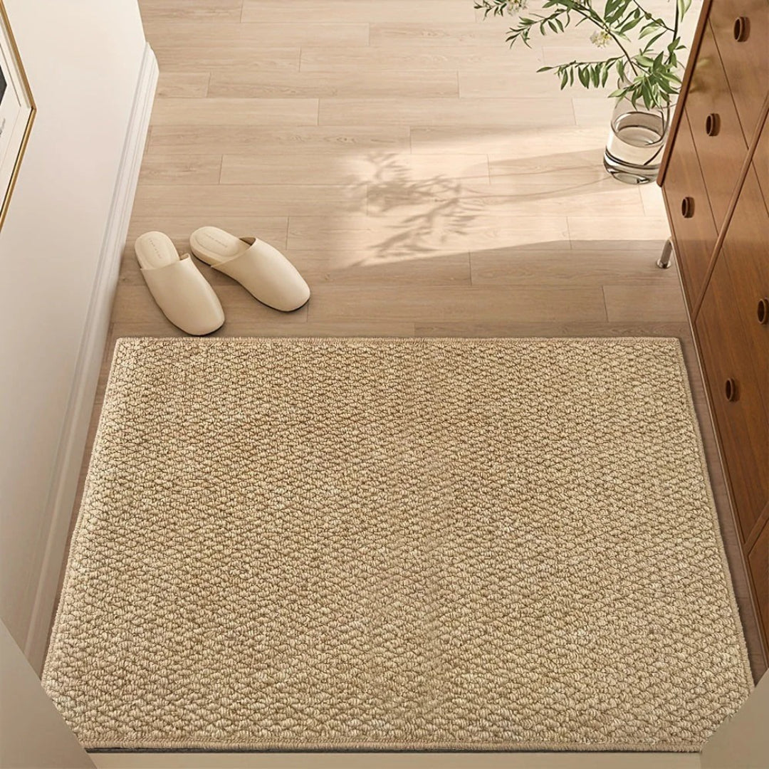 Minimalistische absorberende deurmat