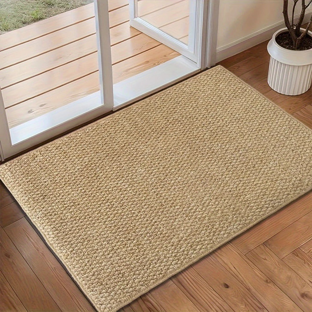 Minimalistische absorberende deurmat