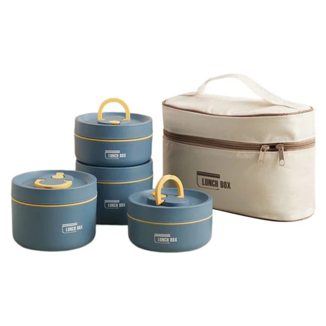 Geïsoleerde lunchbox met meerdere lagen