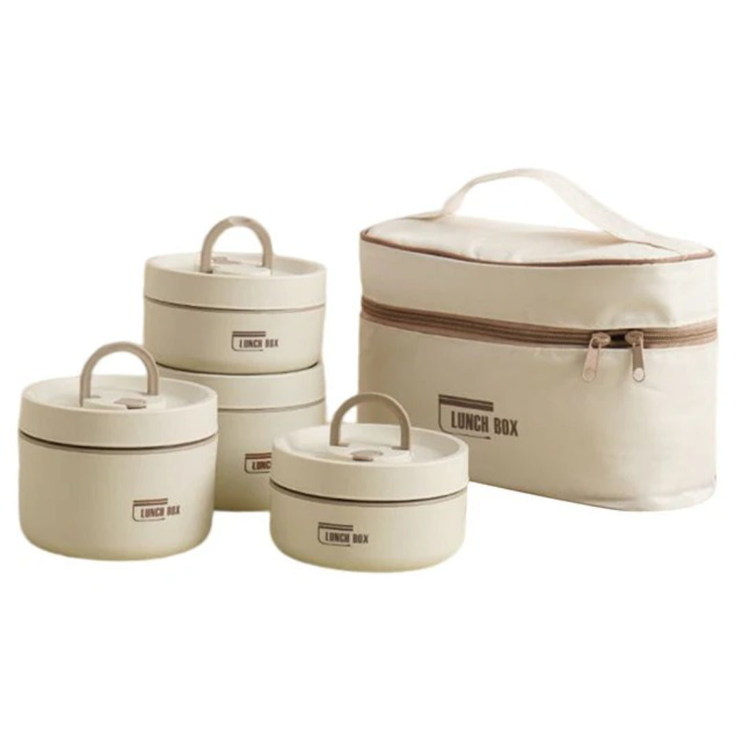 Geïsoleerde lunchbox met meerdere lagen