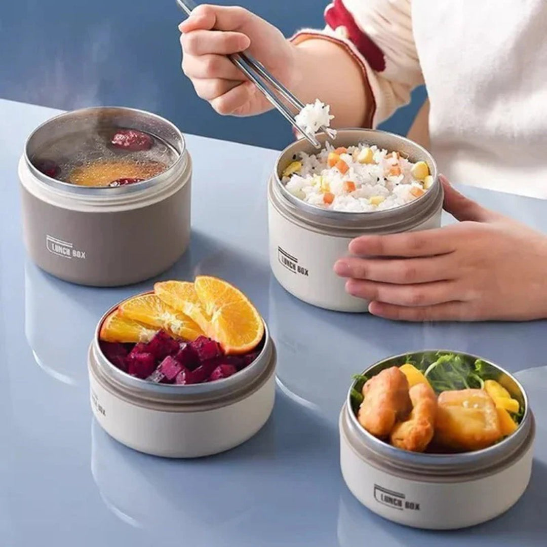 Geïsoleerde lunchbox met meerdere lagen